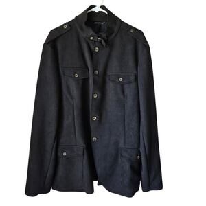 Ron Tomson Faux Suede Safari Jacket Size 44 ( XXL ) Men's